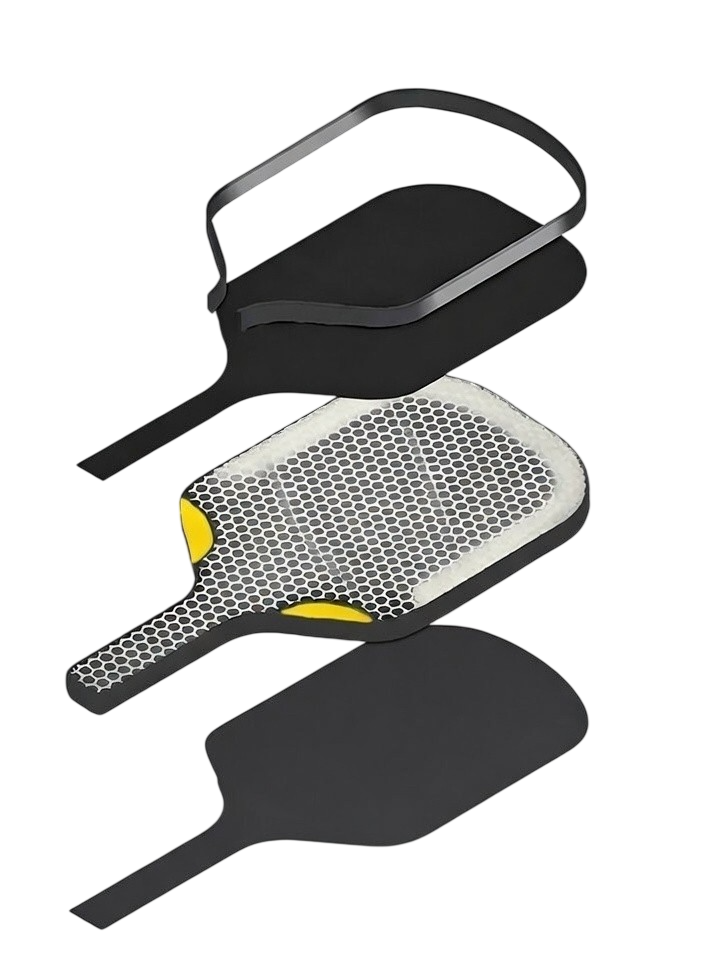 Exploded view of the Series 01 paddle construction layers